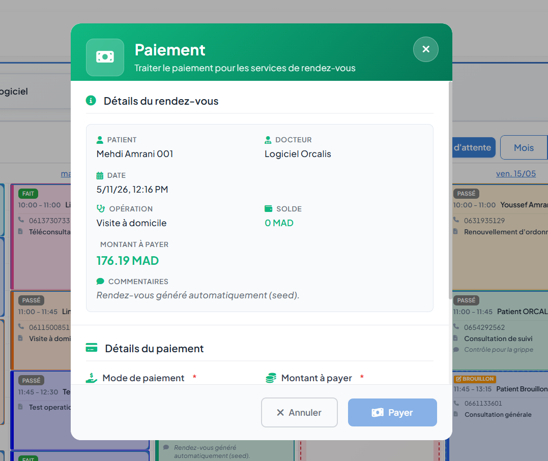 Aperçu : Tableau de bord financier
